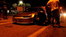 BowDown turbo integra Vs DFR's Nitrous K-series Civic Street Racing