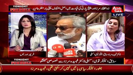 Kiya Zulfiqar Mirza Ne Fehmida Mirza Ke Speaker Hone Ka Faida Uthaya Tha Rauf Klasra Ke Sawal Par Fehmida Mirza Ka Jawab
