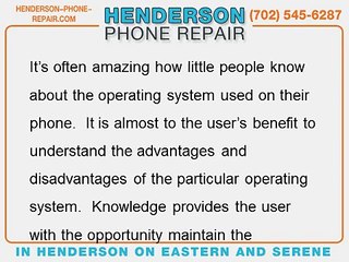 Henderson Android Repair -- The Android Operating System