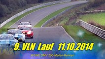 Horror-Crash beim 9. VLN Lauf am Schwedenkreuz  - 11.10.2014 Nürburgring Nordschleife