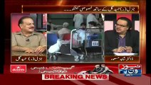 Live With Dr. Shahid Masood (Gen (r) Hameed Gull Exclusive Interview..!!) – 9th June 2015