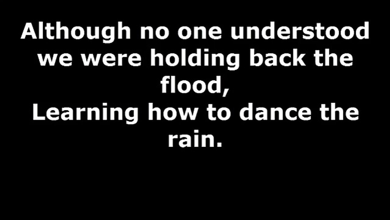 Take That-The Flood-Lyrics