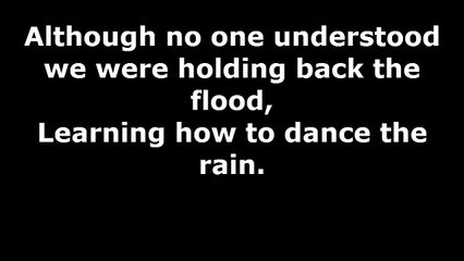 Take That-The Flood-Lyrics
