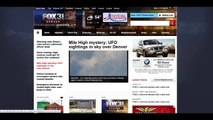REAL UFOs over Denver!!! Local Denver News films them to confirm!