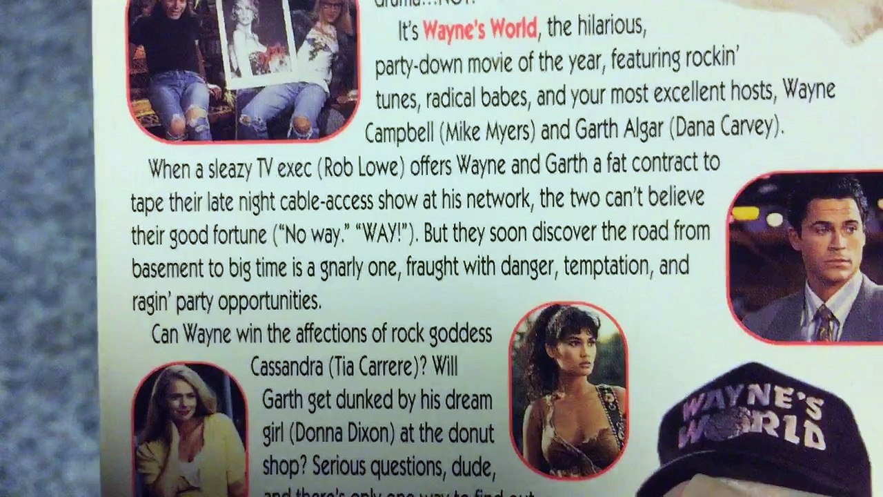 Wayne's World VHS update