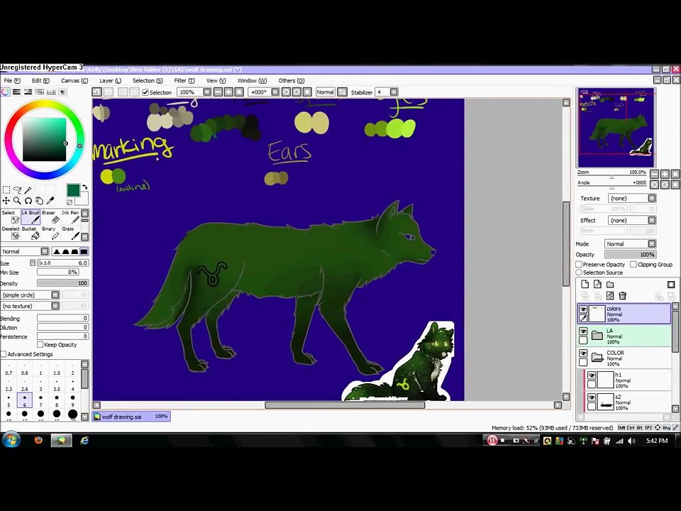 Drawing Taurus The Dog (Dog/Wolf Speedpaint!)