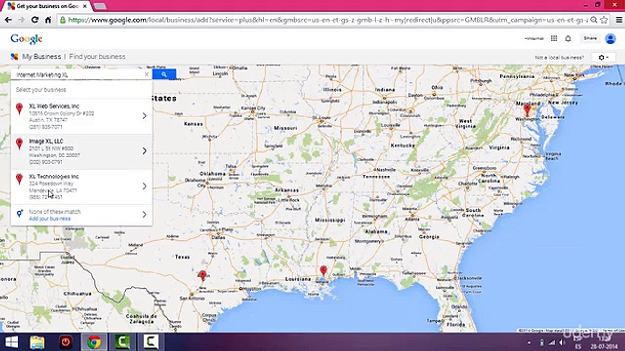 84.Put Your Local Business on the Map & to the Right of the Search Results