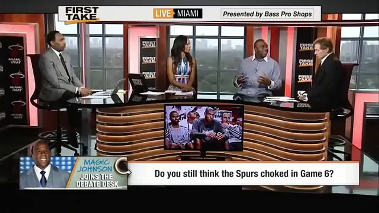Magic Johnson Joins ESPN First Take *NBA FINALS*