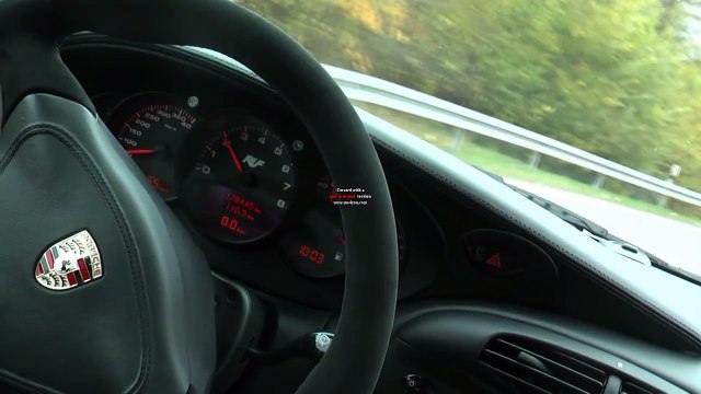 Porsche 996 GT2 9ff über 350 km/h auf der Autobahn A9 - ATD-SPORTSCARS