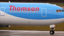 [FullHD] Thomson Airways Boeing 767-300(WL) takeoff at Geneva/GVA/LSGG