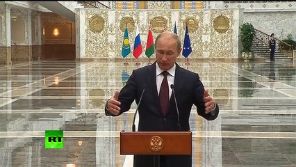 Владимир ПУТИН - Об чём говорили с Порошенко