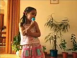 Jogaile, 4-years old, sings in English and Lithuanian