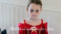 Easy Zombie Makeup Tutorial For Kids By Kids - Halloween Shopping - Baby Having Fun - Pran