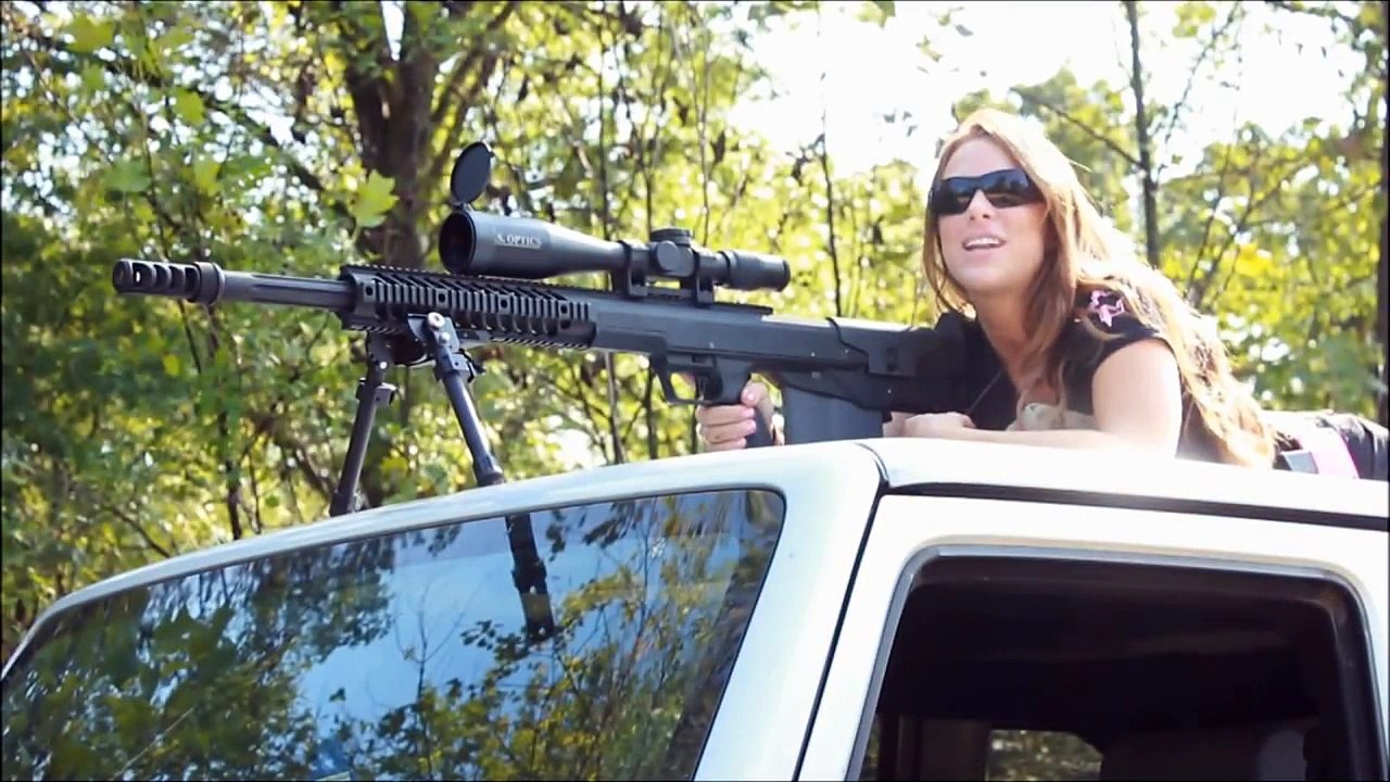 DESERT TACTICAL HTI .50BMG - Range Time with Cory & Erika