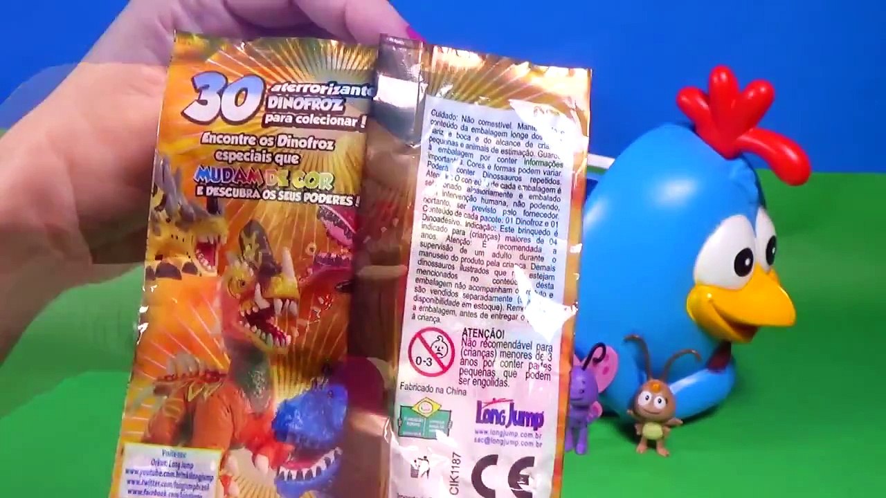 Galinha Pintadinha   Balde Surpresa Brinquedos Play Doh Peppa Pig Massinha Frozen My Litle Pony