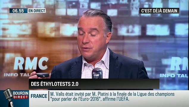 La chronique de Frédéric Simottel : Testez votre taux d'alcoolémie avec des éthylotests connectés - 10/06