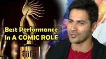 Varun Dhawan's REACTS On IIFA Award Win |  Best Performance In A Comic Role