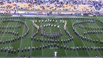 Lady Gaga LMFAO and Hot Chelle Rae Notre Dame Band Halftime show 9-17-11