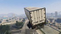 GTA 5 - Semi Truck Stunt Jump