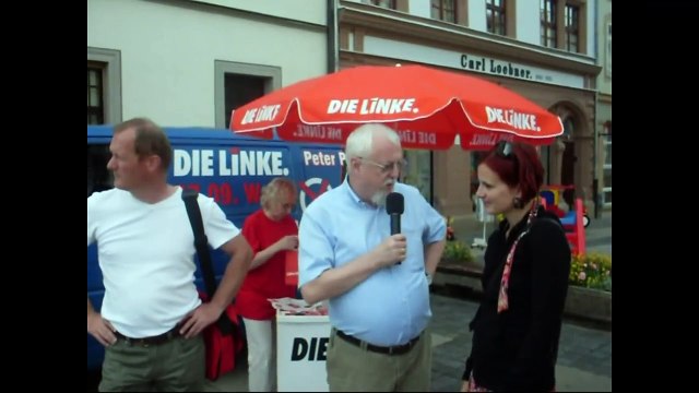 Peter Porsch mit Katja Kipping im Interview