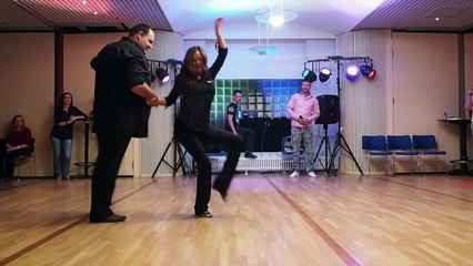 John Lindo & Jessica Cox at Finnish Open West Coast Swing 2014