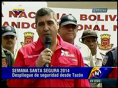 Se inició despliegue de operativo Semana Santa 2014