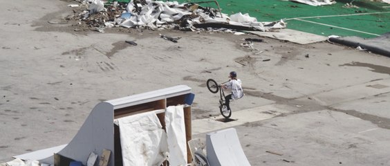 BMX rider Tyler Fernengel taking on Detroit's abandoned Silverdome