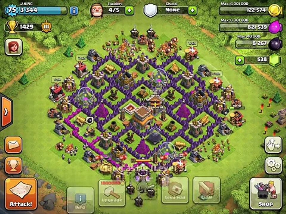 Clash of Clans - TOP 5 TH8 Defense Bases