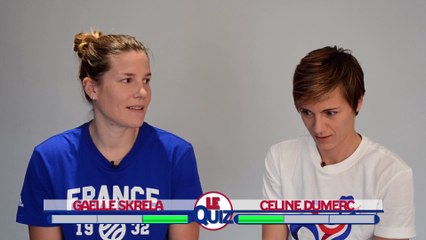 Tournée 2015 - Le Quiz - Gaelle Skrela vs Celine Dumerc