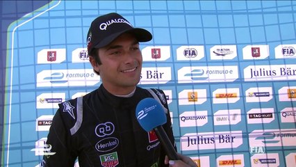 Moscow ePrix winner - Nelson Piquet Jr post-race interview