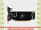 XFX R7 250 1050MHz 2GB DDR3 Low Profile Ready Radeon R7 Series Graphic Cards with Brackets