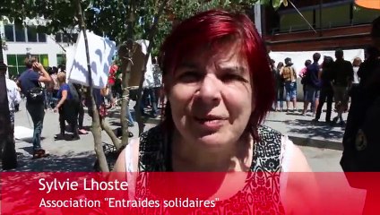 Opération policière contre des migrants à Paris