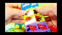Play Doh Giant Easter Eggs Disney Cars 2 Angry Birds Super Hero Spiderman Play-Doh Surprise