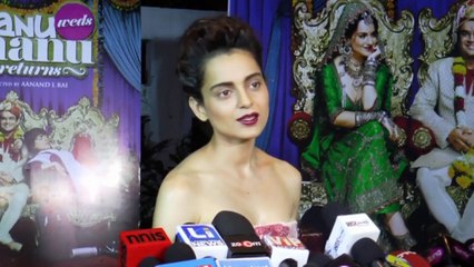 Tanu Weds Manu Returns: Kangana's Interesting Statement