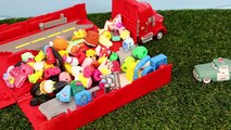 Disney Cars Mack Truck Steal Shopkins Toys Mater and Sheriff Take Lightning McQueen to Jail