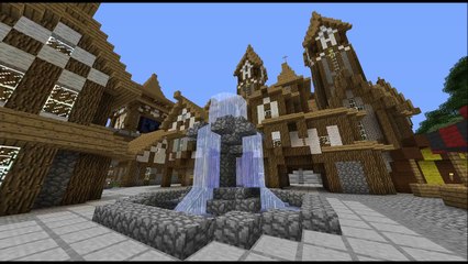 Minecraft Tutorial: How to build a small fountain