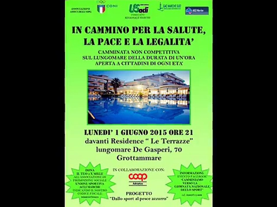 U.S. Acli Marche "In cammino per la salute, la pace e la legalità"
