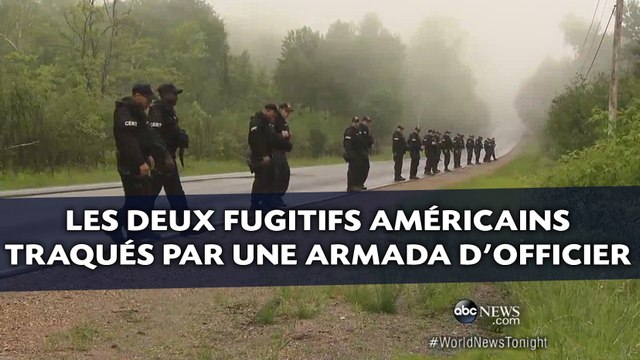 Les deux fugitifs américains traqués par une armada d'officiers