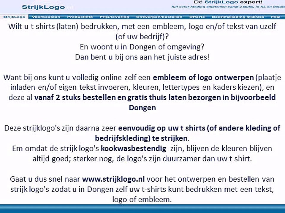 tshirts bedrukken Dongen
