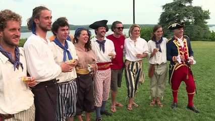 Escale mondaine pour l'Hermione à Mount Vernon