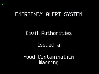 Emergency Alert System - Food Contamination Warning
