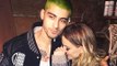 Zayn Malik Dyes Hair Green While Posing With Fiancé Perrie Edwards