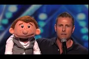 America's Got Talent 2015 I Funny Ventriloquist and Puppet Share the Language of Love