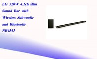 LG 320W 4.1ch Slim Sound Bar with Wireless Subwoofer