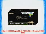 PNY XLR8 GeForce GTX 580 1536MB GDDR5 PCI-Express 2.0 DVI-I DVI-I HDMI mini Graphics Card VCGGTX580XPB