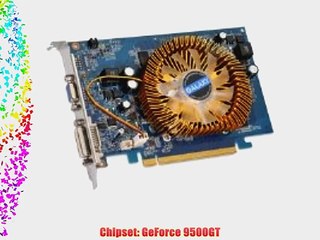 Galaxy GeForce 9500 GT 1 GB GDDR2 PCI Express 2.0 DVI/VGA Graphics Card 95TGE8DC1CUM
