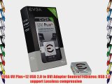 EVGA 100-U2-UV12-A1 UV Plus USB VGA Adapter for Multiple Displays Supporting Up to 1400x1050