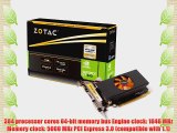 ZOTAC GeForce GT 640 1GB GDDR5 64-Bit PCI Express 3.0 HDMI DVI VGA Low Profile Graphics Card