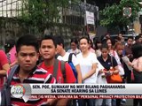 Grace Poe queues, rides MRT sans bodyguards