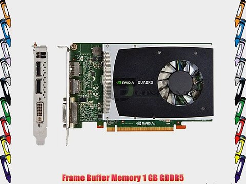 NVIDIA Quadro 2000 by PNY 1GB GDDR5 PCI Express Gen 2 x16 DVI-I DL and Dual DisplayPort OpenGL